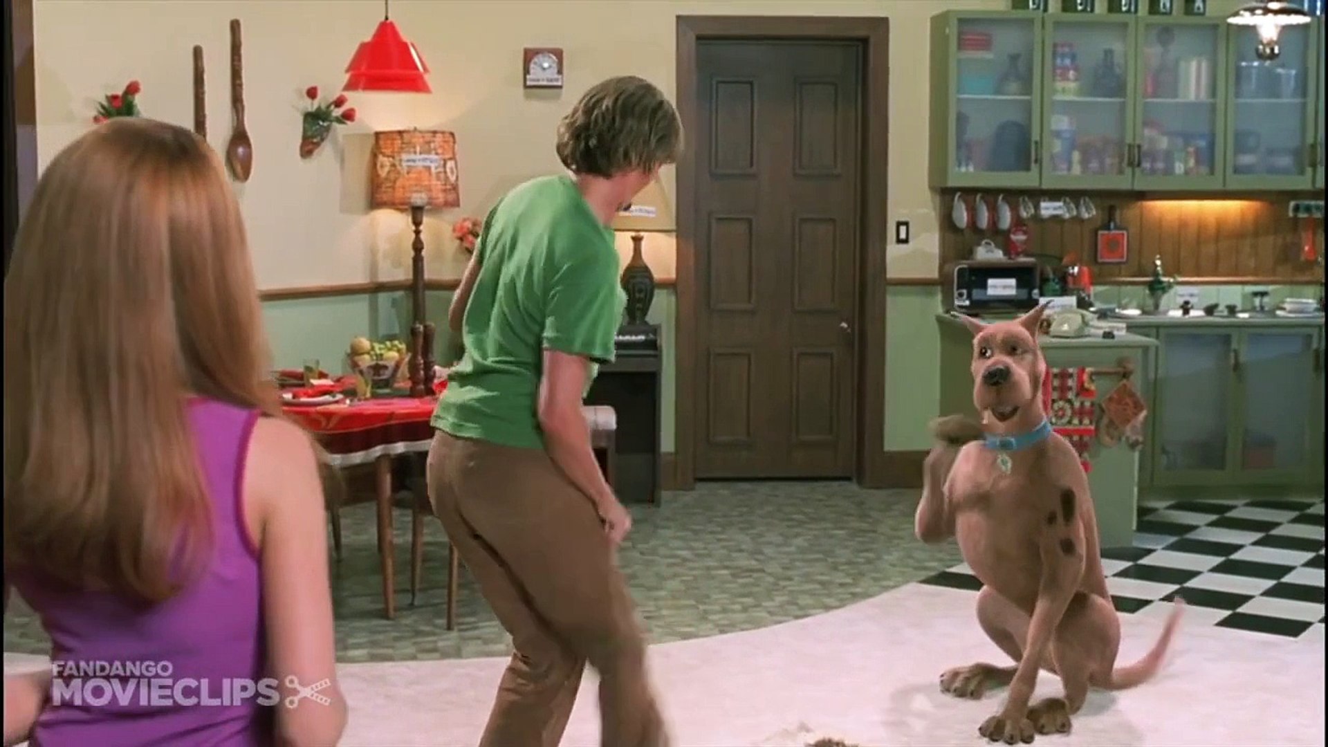 It's not funny when Shaggy and Scooby have a fart battle in Scooby-Doo: The movie, but it becomes cringe-worthy as it goes on for a whole minute.