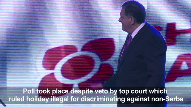 Bosnian Serbs vote to continue 'Republic Day'