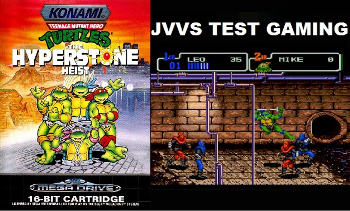 Teenage Mutant Ninja Turtles The Hyperstone Heist Mega Drive Test
