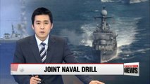 S. Korea and U.S. conduct naval drill in the East Sea