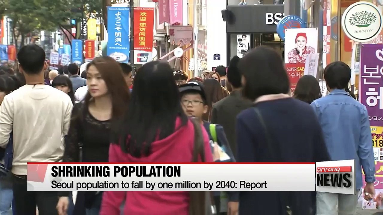 Seoul's population to drop by one million by 2040: Report