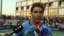 Rafael Nadal Interview at the Rafa Nadal Sports Centre. Manacor, 25-09-2016