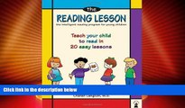 Must Have PDF  The Reading Lesson: Teach Your Child to Read in 20 Easy Lessons  Free Full Read