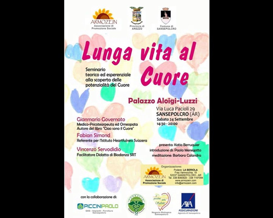 Lunga vita al cuore,Gianmario Governato