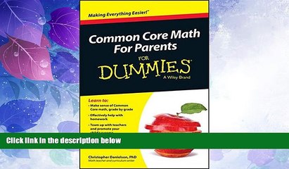 Big Deals  Common Core Math For Parents For Dummies with Videos Online  Best Seller Books Most