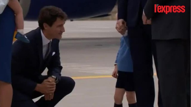 Quand le prince George refuse de serrer la main de Justin Trudeau