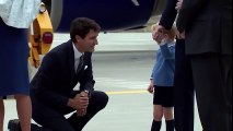 Le Prince George met un gros vent au premier ministre canadien Justin Trudeau