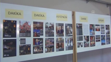 Aa'nın "Dakika Dakika Fetö'nün Darbe Girişimi" Kitabı Okul Koridorlarında