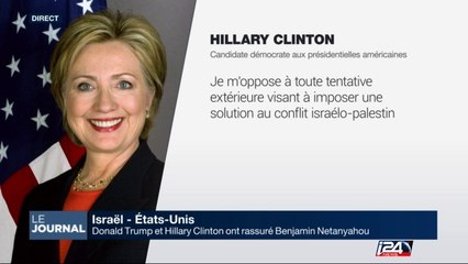 Trump : "Si je suis élu, je reconnaîtrais Jérusalem comme la capitel d'Israël"