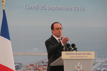 Discours à l’occasion de la pose de la première pierre de l’extension du Port de Calais