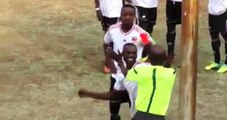 Zimbabwe'de Futbolcu, Kırmızı Kart Gösteren Hakeme Saldırdı