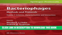 [PDF] Bacteriophages: Methods and Protocols, Volume 1: Isolation, Characterization, and