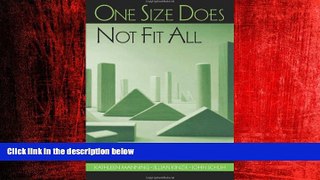 READ book  One Size Does Not Fit All: Traditional and Innovative Models of Student Affairs