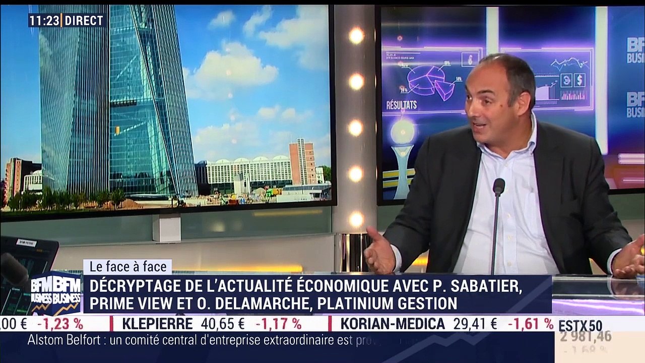 La minute de Delamarche : "Aujourd'hui la banque centrale ne fait rien et n'a jamais rien fait"