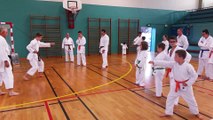 Cours de karate des enfants confirmés et adultes avec Ludo et sandrine