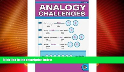 Big Deals  MindWare Analogy Challenges: Level B  Best Seller Books Most Wanted