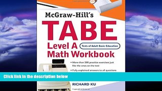 EBOOK ONLINE  TABE (Test of Adult Basic Education) Level A Math Workbook: The First Step to
