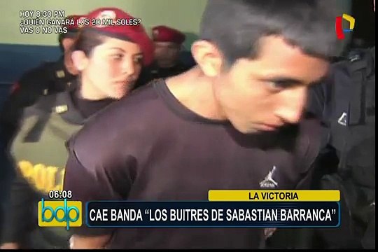 La Victoria: cae banda delincuencial dedicada a la extorsión