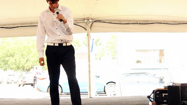 Liam Grosso sings 'I Need Your Love Tonight' Elvis Week 2016