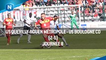 J8 : US Quevilly-Rouen - US Boulogne CO (2-1), le résumé