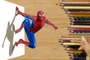 Speed 3D Drawing of Spider-Man How to Draw Time Lapse Art Video Colored Pencil Illustration Artwork Draw Realism