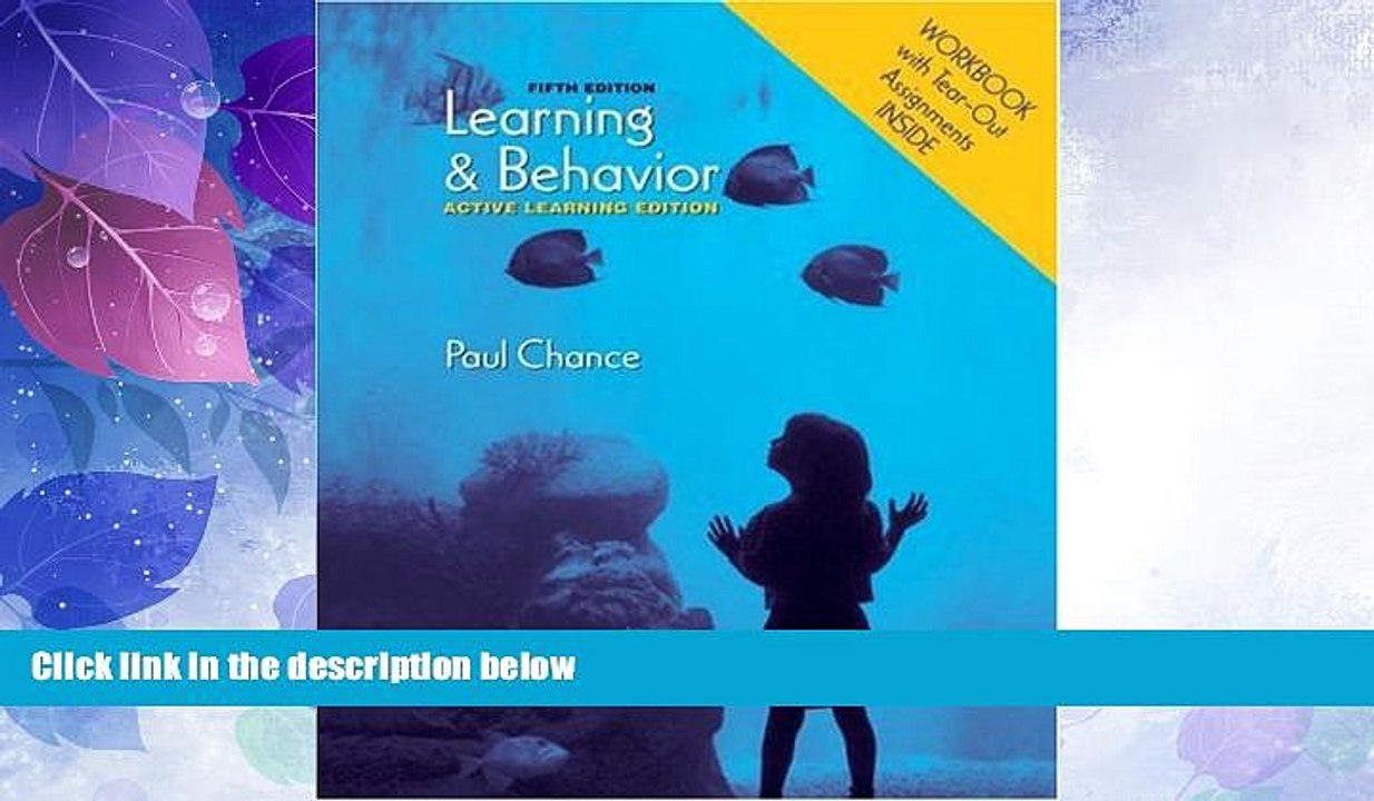 Big Deals  Learning and Behavior: Active Learning Edition (with Workbook)  Free Full Read Best