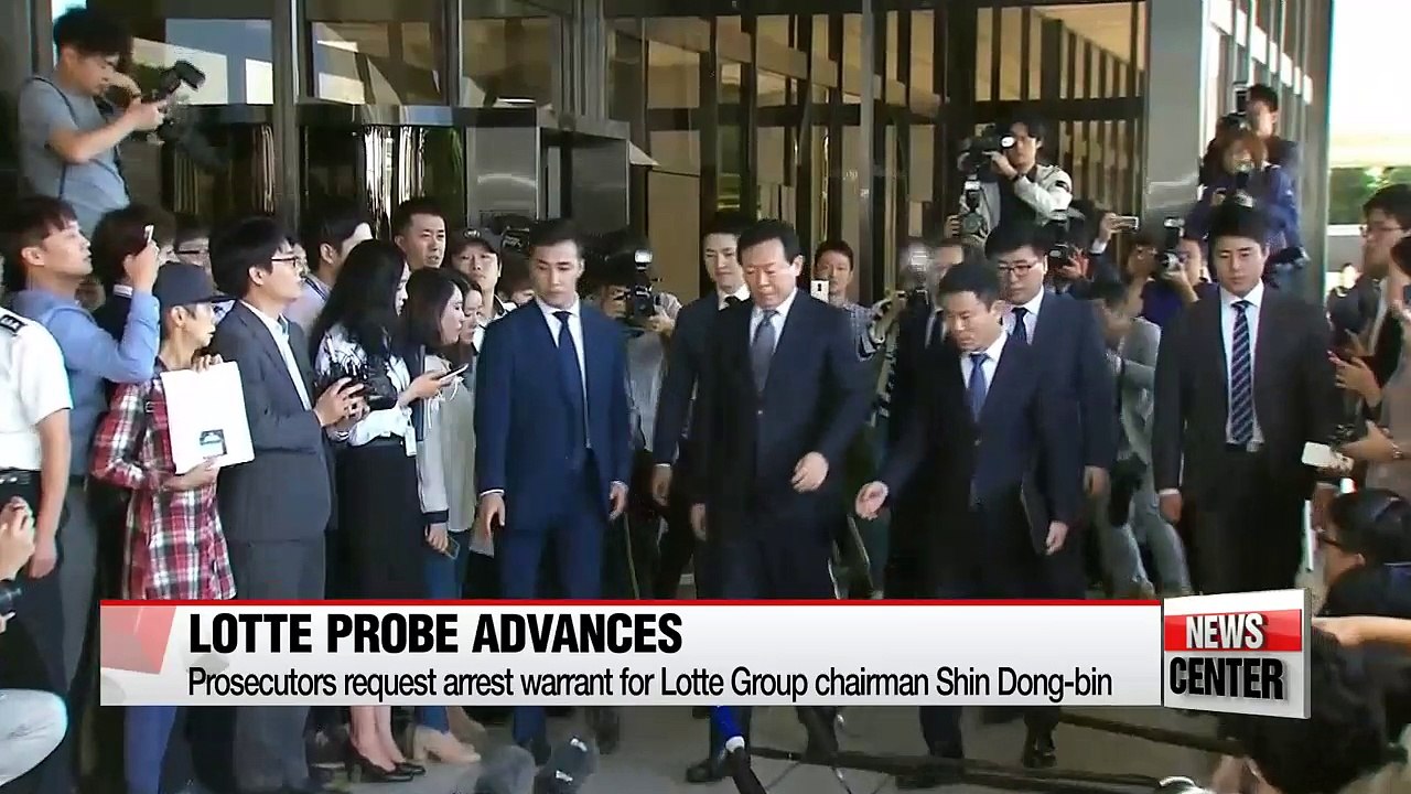 Prosecutors request arrest warrant for Lotte Group chairman Shin Dong-bin