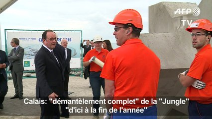 Calais:"Démantèlement complet" du camp "d'ici la fin de l'année"