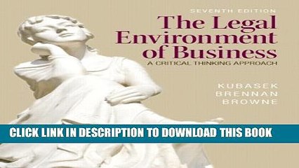 [PDF] The Legal Environment of Business (7th Edition) Full Online