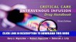[PDF] Critical Care Intravenous Infusion Drug Handbook Full Online