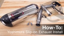How-To: Yoshimura Alpha Slip-On Motorcycle Exhaust Install Video | Riders Domain