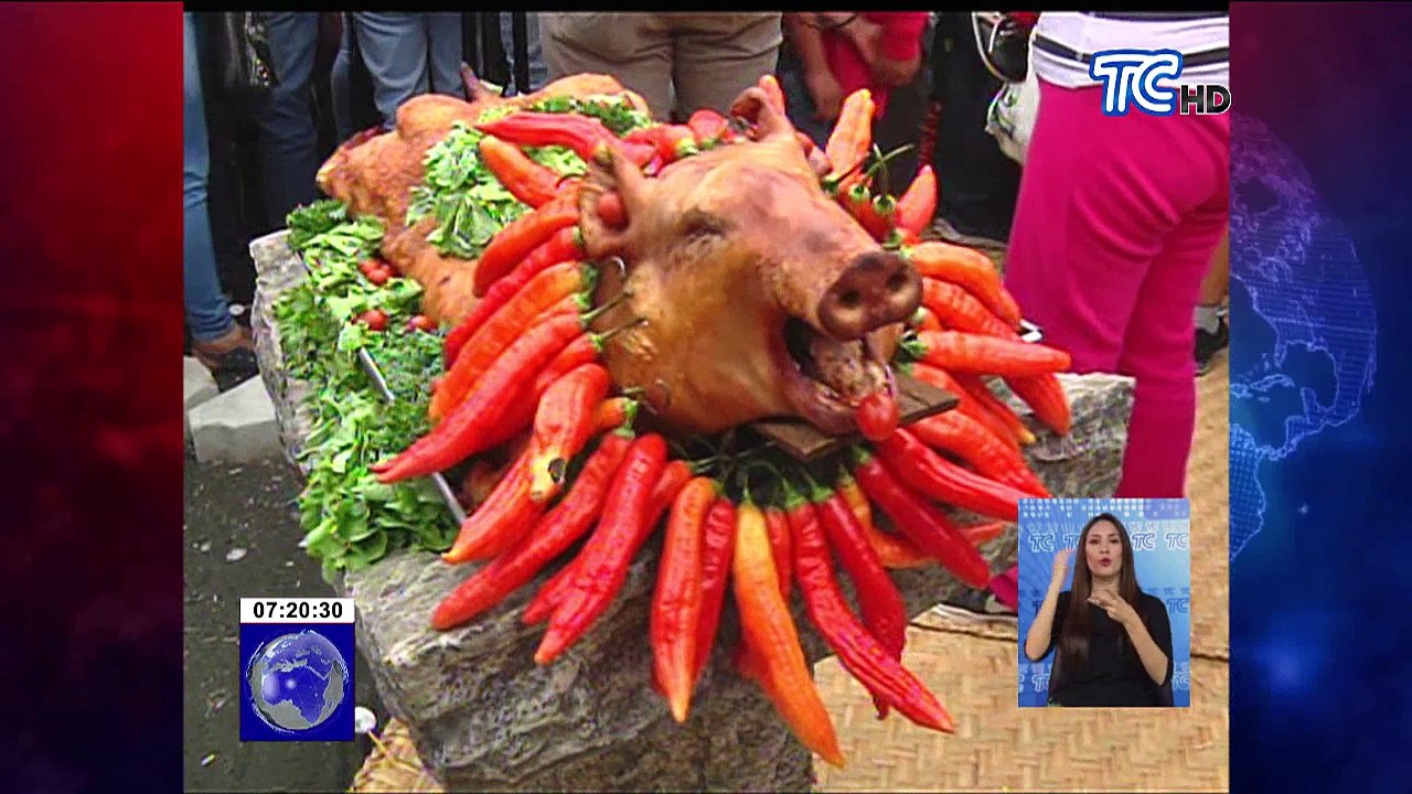 Otavalo disfrutó del segundo Campeonato Mundial del Hornado