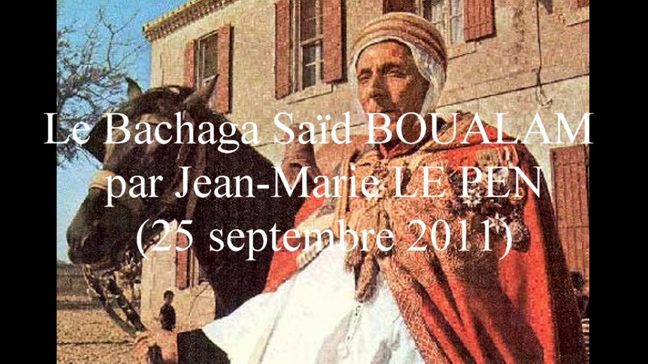 Hommage aux harkis par Jean-Marie LE PEN (2011)