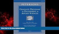 READ book  Grad Guides BK5: Engineer/Appld Scis 2007 (Peterson s Graduate Programs in