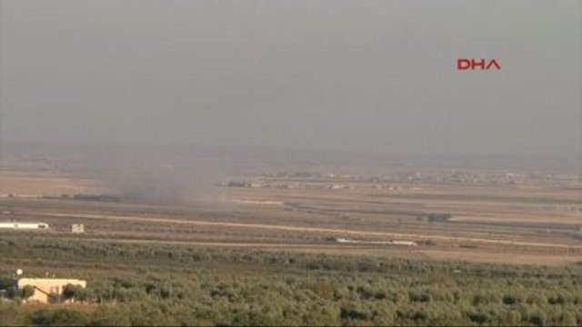 Kilis Suriye'nin Kilis Kesiminden Terör Örgütü Işid Hedefleri Vuruluyor