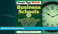 READ book  Essays That Worked for Business Schools: 40 Essays from Successful Applications to the
