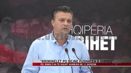 “Kriminelët po bëjnë fushatë në Dibër” - News, Lajme - Vizion Plus