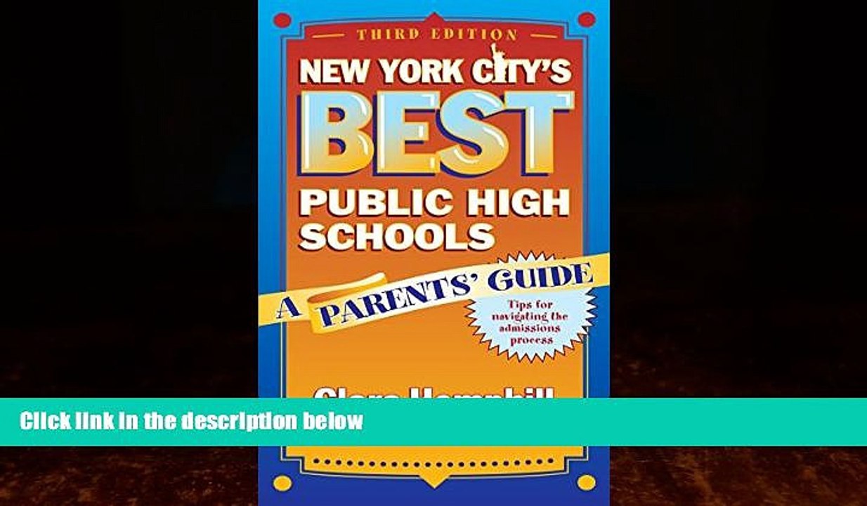 Big Deals  New York City s Best Public High Schools: A Parents  Guide, Third Edition  Free Full