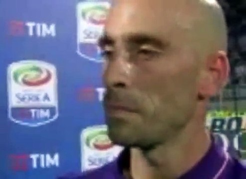 Fiorentina - Milan 0-0 - Intervista a Borja Valero
