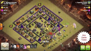 Clash Of Clans - ALL TROOPS IN THE GAME Vs TH11