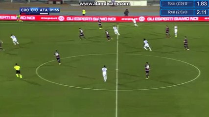 0-1 Andrea Petagna Goal HD - FC Crotone 0-1 Atalanta BC - Italy - Serie A - 26.09.2016 HD
