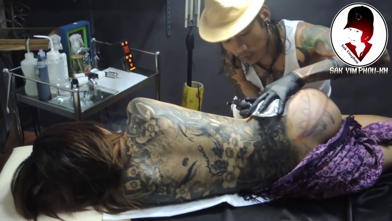 DJ SODA Tattoo - Sak Yan  2017 Girl Thailand Show Body Remix
