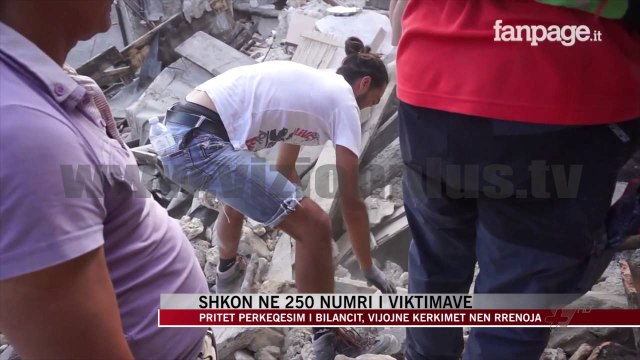 Pasojat dramatike të tërmetit, 250 numri i viktimave - News, Lajme - Vizion Plus