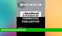 Big Deals  Handbook of Techniques for Formative Evaluation  Free Full Read Most Wanted