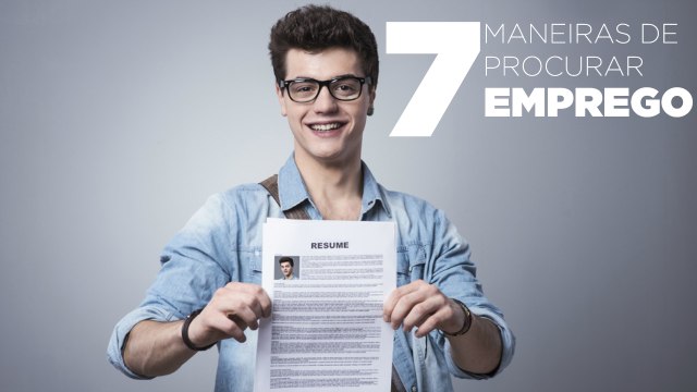 7 maneiras de procurar emprego