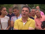 Report TV - Dibër,Rama me banorët e lagjes Gjok Doçi:Rehabilitojmë fasadat e pallateve