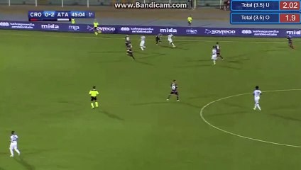 Alejandro Gómez Goal - Crotone 0-3 Atalanta 26.09.2016