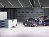 1999 Kia Sephia moderate overlap IIHS crash test