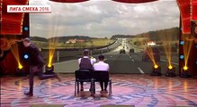Тяп Ляп - Путешествие на автомобиле -  Лига смеха, смешное видео
