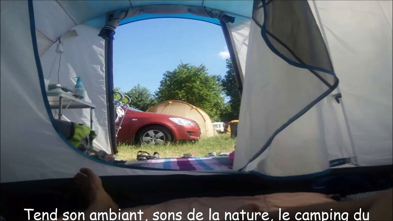 Tent son ambiant, sons de la nature, le camping du bruit pour dormir, méditation, calme, détente